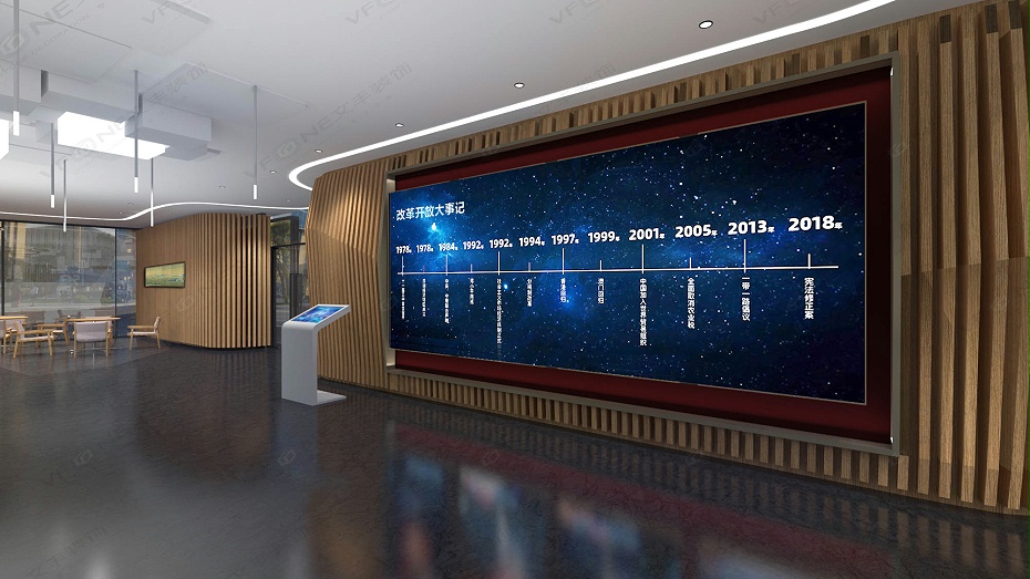 展廳裝修設(shè)計(jì)|肅穆的展示主題設(shè)計(jì)風(fēng)格-文豐裝飾