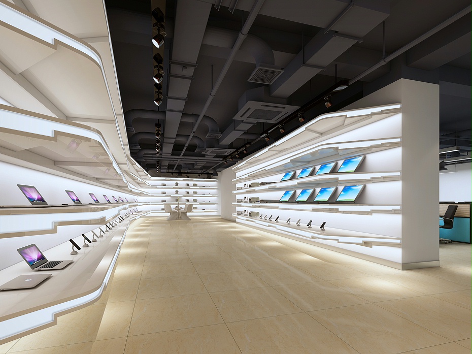 黑白經(jīng)典，深圳科技展廳裝修高超絕！-文豐裝飾