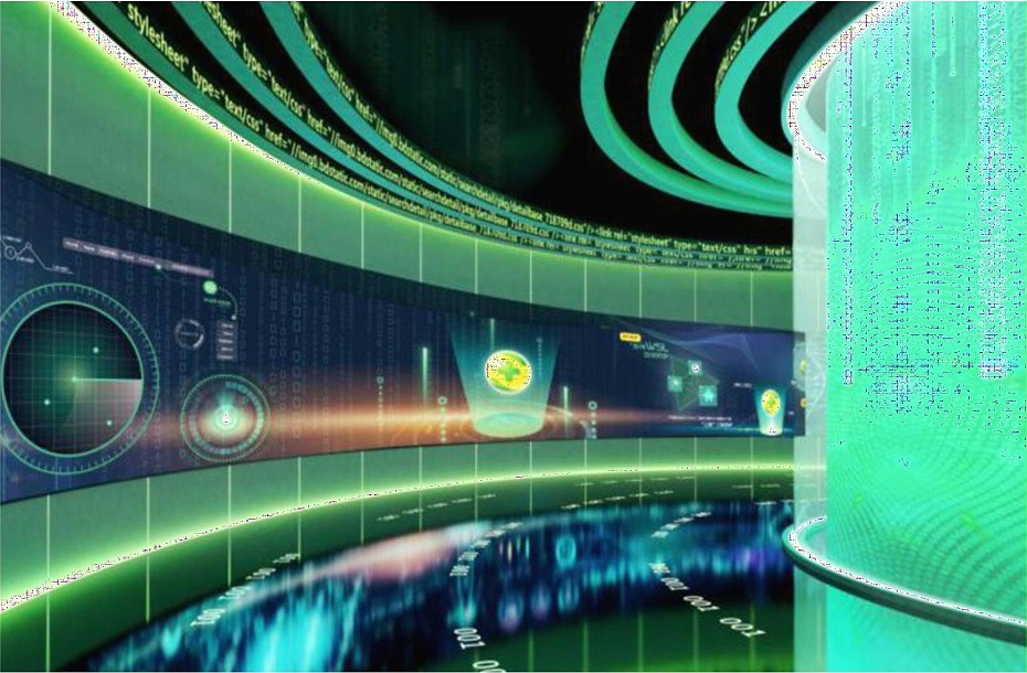 700平方企業(yè)簡約展廳設計-奇虎360展覽館裝修-文豐裝飾