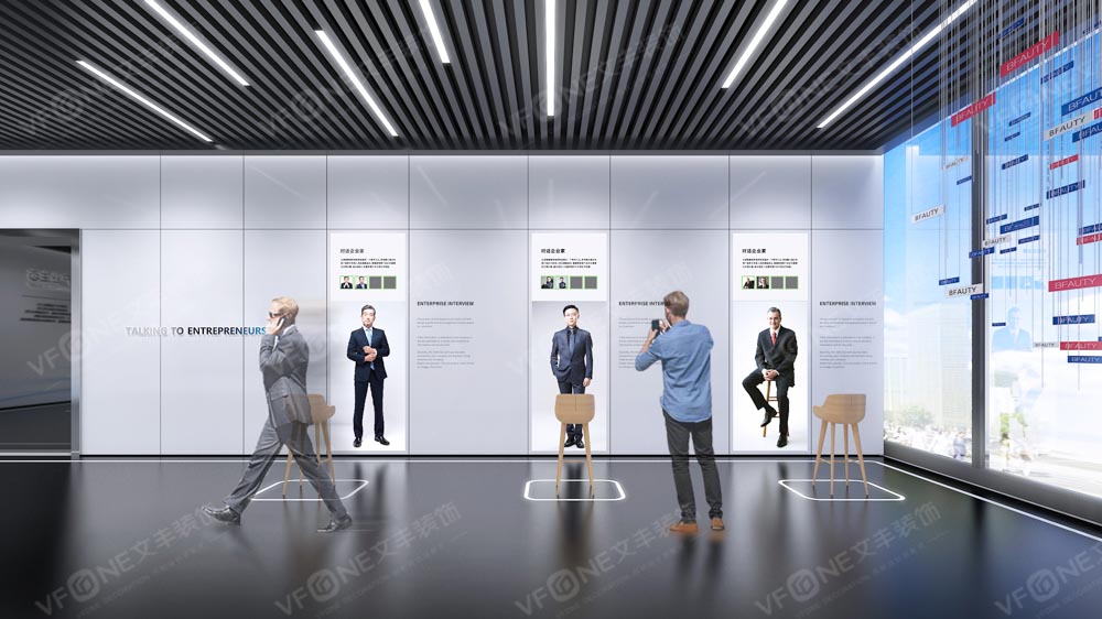 展廳裝修效果圖-智慧健康未來館展廳設計-深圳文豐裝飾裝修公司
