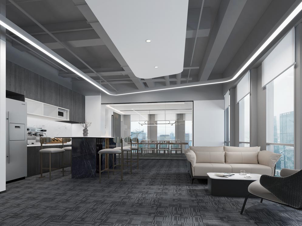 現(xiàn)代簡(jiǎn)約工業(yè)風(fēng)格辦公室設(shè)計(jì)｜創(chuàng)造舒適、時(shí)尚和高效的工作環(huán)境-深圳文豐裝飾