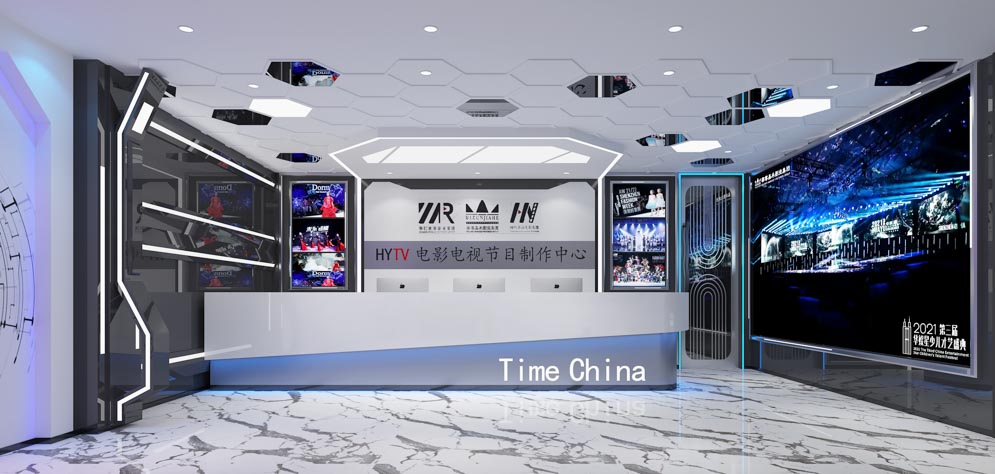 靈動影視傳媒空間設(shè)計-科技機器人影視效果圖-深圳文豐裝飾